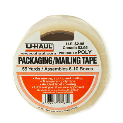 Packaging & Mailing Tape - 2" x 55 Yards